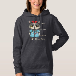 Caring Cat Nurse: Het is mijn ding Hoodie