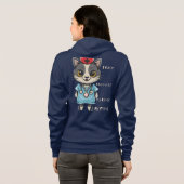 Caring Cat Nurse: Het is mijn ding Hoodie (Achterkant volledig)