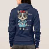 Caring Cat Nurse: Het is mijn ding Hoodie (Achterkant)