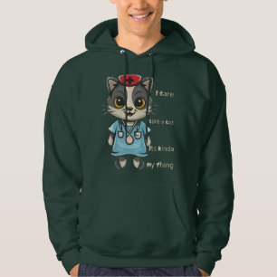 Caring Cat Nurse: Het is mijn ding Hoodie