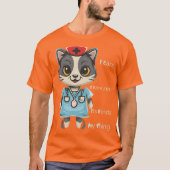 Caring Cat Nurse: Het is mijn ding T-shirt (Voorkant)