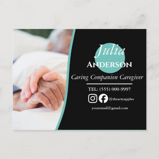 Caring Companion Caregiver Briefkaart (Voorkant)