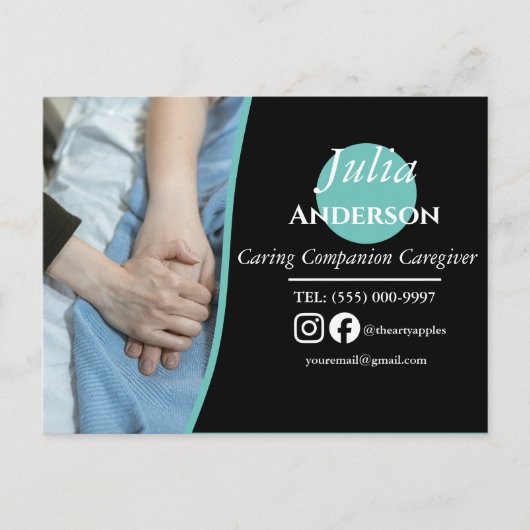 Caring Companion Caregiver Briefkaart (Voorkant)