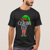 Caring Elf Groep Matching Familie Kerstcadeau uit T-shirt (Voorkant)