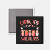 Caring For The Cutest Sweethearts Nicu Nurse Valen Magneet (Voorkant / Achterkant)