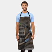 "CARING IS NURTURING FOR YOUNG SEEDLINGS"-ontwerpe Schort (Gedragen)