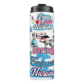 Caring is the Essence of Nursing Thermosbeker (Voorkant)