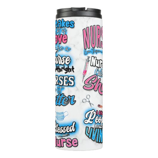 Caring is the Essence of Nursing Thermosbeker (Achterkant)