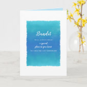 Caring Pet Sympathy Message voor Familie Vrienden Kaart (Gele Bloem)