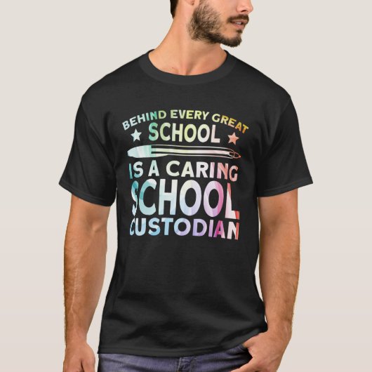 Caring School Custodian T-shirt (Voorkant)