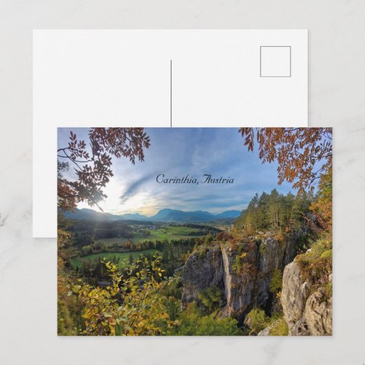 Carinthia, Oostenrijk Briefkaart (Voorkant / Achterkant)