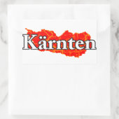 Carinthia Rechthoekige Sticker (Tas)
