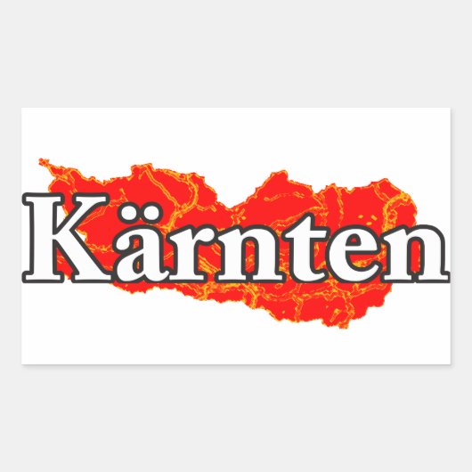 Carinthia Rechthoekige Sticker (Voorkant)