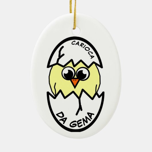 Carioca da Gema Keramisch Ornament (Achterkant)