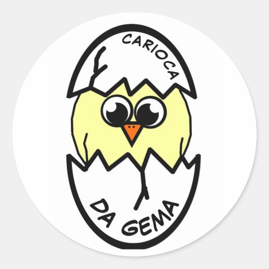 Carioca da Gema Ronde Sticker (Voorkant)