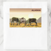 Cariou Duel - Alaska Rechthoekige Sticker (Tas)