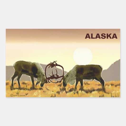 Cariou Duel - Alaska Rechthoekige Sticker (Voorkant)
