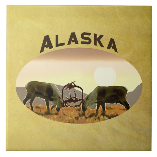 Cariou Duel - Alaska Tegeltje (Voorkant)