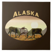 Cariou Duel - Alaska Tegeltje (Voorkant)