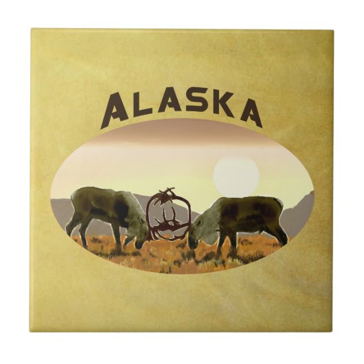 Cariou Duel - Alaska Tegeltje (Voorkant)