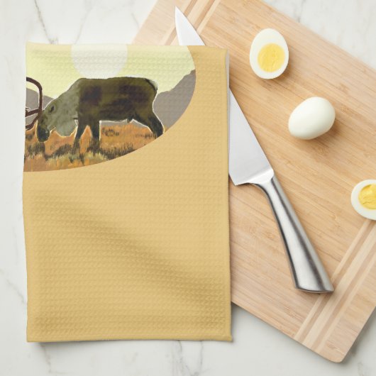 Cariou Duel - Alaska Theedoek (Quarter Fold)