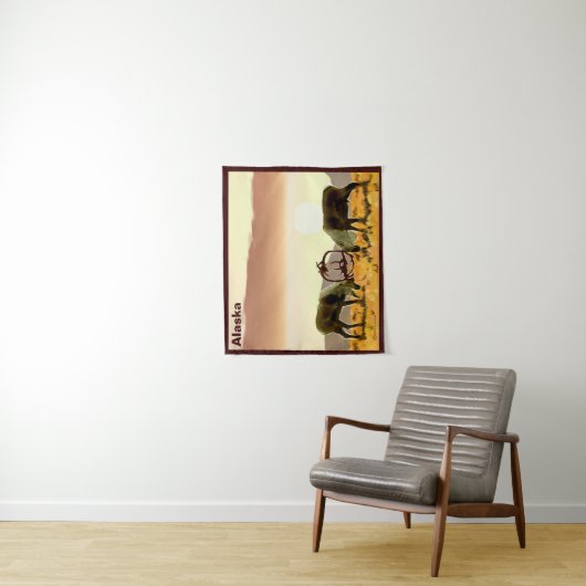 Cariou Duel - Alaska Wandkleed (In situ)