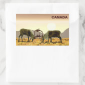 Cariou Duel - Canada Rechthoekige Sticker (Tas)