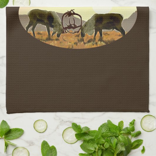 Cariou Duel - Canada Theedoek (Gevouwen)