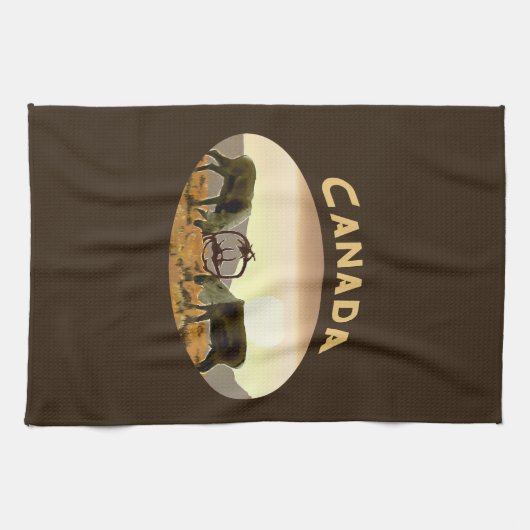 Cariou Duel - Canada Theedoek (Horizontaal)