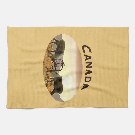 Cariou Duel - Canada Theedoek (Horizontaal)