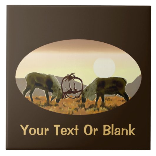 Cariou Duel Tegeltje (Voorkant)