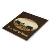 Cariou Duel Tegeltje (Zijkant)