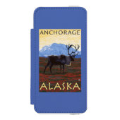 Cariou Scene - Anchorage, Alaska Incipio iPhone Portemonnee Hoesje (Voorkant Agenda)