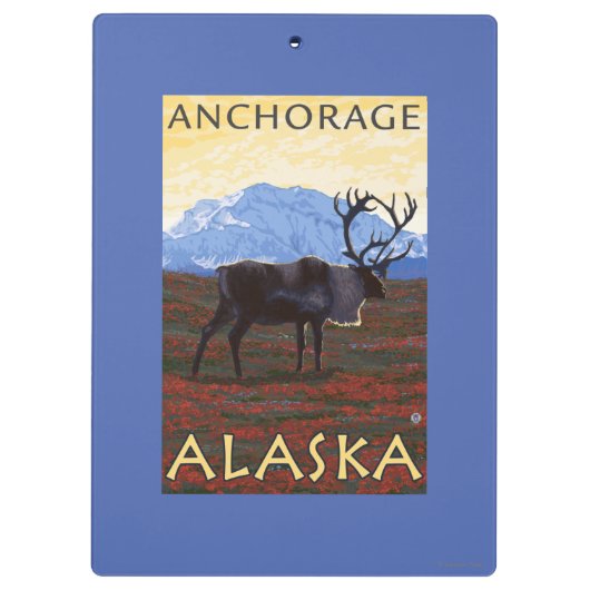 Cariou Scene - Anchorage, Alaska Klembord (Achterkant)