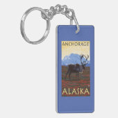 Cariou Scene - Anchorage, Alaska Sleutelhanger (Voorkant Links)