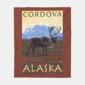 Cariou Scene - Cordova, Alaska Fleece Deken (Voorkant)