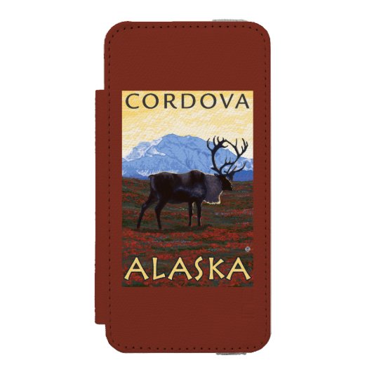 Cariou Scene - Cordova, Alaska Incipio iPhone Portemonnee Hoesje (Voorkant Agenda)