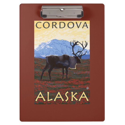 Cariou Scene - Cordova, Alaska Klembord (Voorkant)
