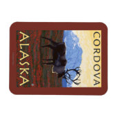 Cariou Scene - Cordova, Alaska Magneet (Horizontaal)