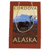 Cariou Scene - Cordova, Alaska Medium Cadeauzakje (Achterkant)