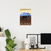 Cariou Scene - Cordova, Alaska Poster (Thuiskantoor)