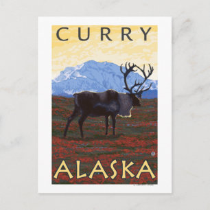 Cariou Scene - Curry, Alaska Briefkaart