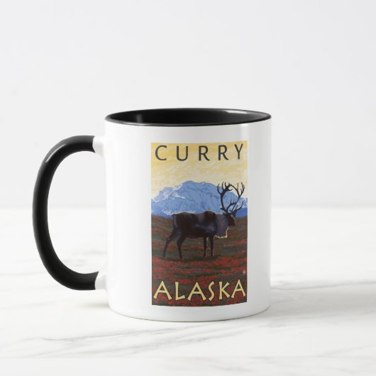 Cariou Scene - Curry, Alaska Mok (Links)
