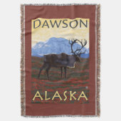 Cariou Scene - Dawson, Alaska Deken (Voorkant Verticaal)