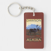 Cariou Scene - Dawson, Alaska Sleutelhanger (Voorkant)