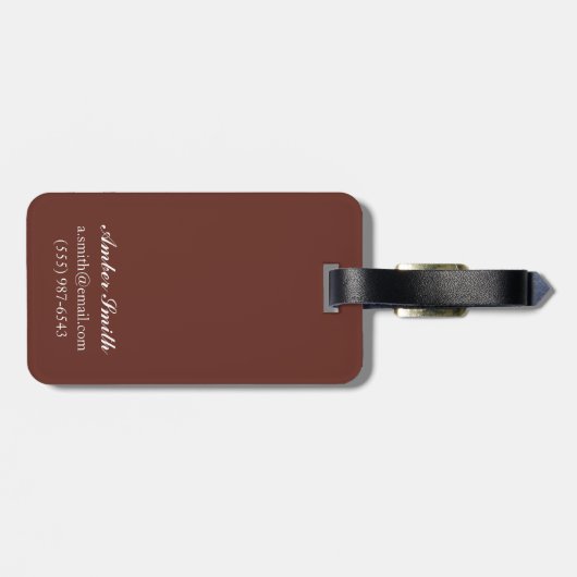 Cariou Scene - Fairbanks, Alaska Bagagelabel (Achterkant horizontaal)