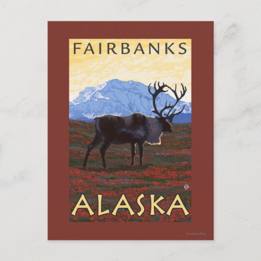 Cariou Scene - Fairbanks, Alaska Briefkaart (Voorkant)