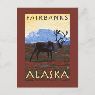 Cariou Scene - Fairbanks, Alaska Briefkaart