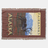 Cariou Scene - Fairbanks, Alaska Deken (Voorkant)