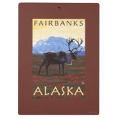 Cariou Scene - Fairbanks, Alaska Klembord (Achterkant)